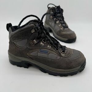 Columbia Hilltop Ridge Gray Lace Up Hiking Boot Size 7